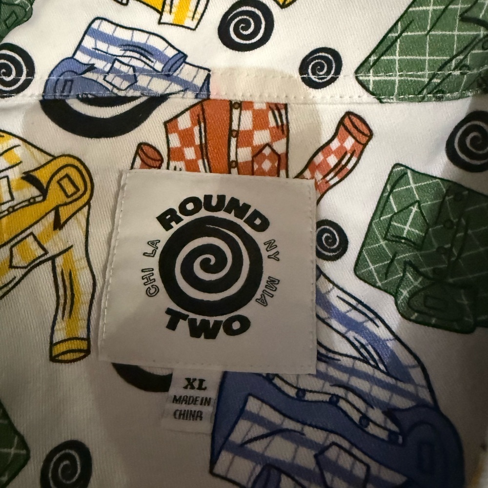NWT Round Two Flannel shirt with flannel shirts in the pattern 😀 - Picture 5 of 5